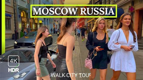 russiansexy|Hot Evening Life in Russia Moscow Walk Сity Tour  .